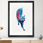 Lupus lupus by Robert Farkas on GIANT ART - blue digital painting