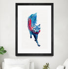 Lupus lupus by Robert Farkas on GIANT ART - blue digital painting