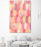 Stained Glass 1 by Elisabeth Fredriksson on GIANT ART - pink digital painting