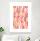 Stained Glass 1 by Elisabeth Fredriksson on GIANT ART - pink digital painting