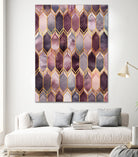 Dreamy Stained Glass 1 by Elisabeth Fredriksson on GIANT ART - fuchsia digital painting