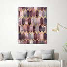 Dreamy Stained Glass 1 by Elisabeth Fredriksson on GIANT ART - fuchsia digital painting