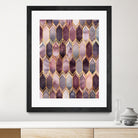 Dreamy Stained Glass 1 by Elisabeth Fredriksson on GIANT ART - fuchsia digital painting