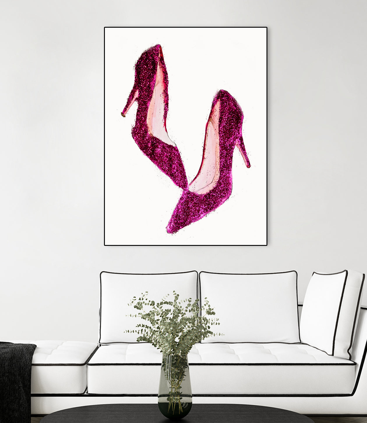 Dancing Shoes by Sara Eshak on GIANT ART - pink photo illustration