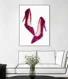 Dancing Shoes by Sara Eshak on GIANT ART - pink photo illustration