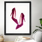 Dancing Shoes by Sara Eshak on GIANT ART - pink photo illustration