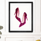 Dancing Shoes by Sara Eshak on GIANT ART - pink photo illustration