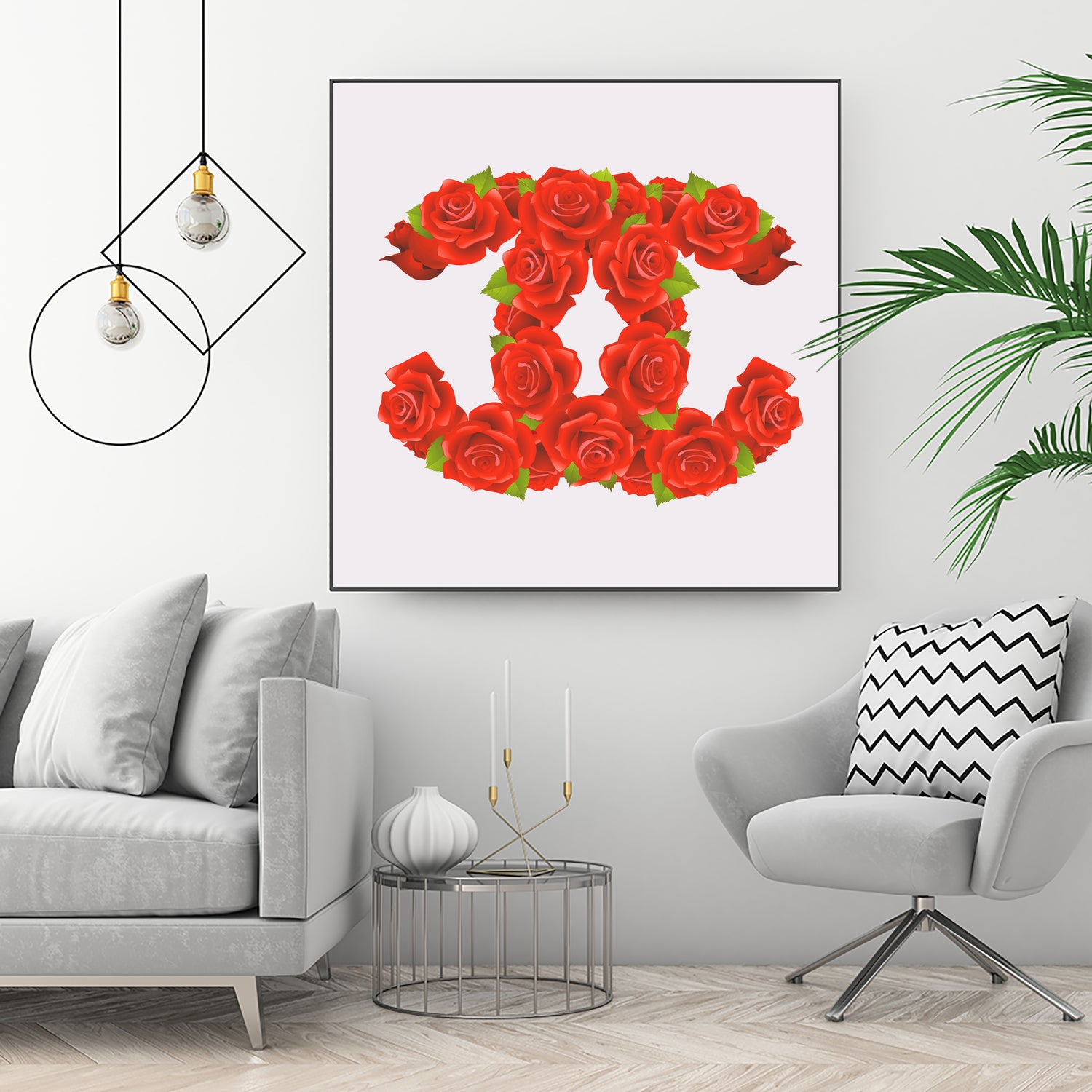 Red Roses by Sara Eshak on GIANT ART - red 3d art