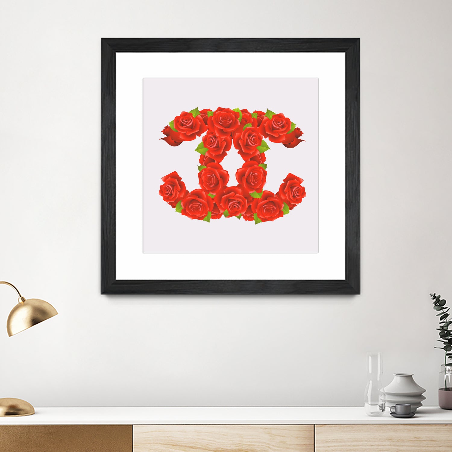 Red Roses by Sara Eshak on GIANT ART - red 3d art