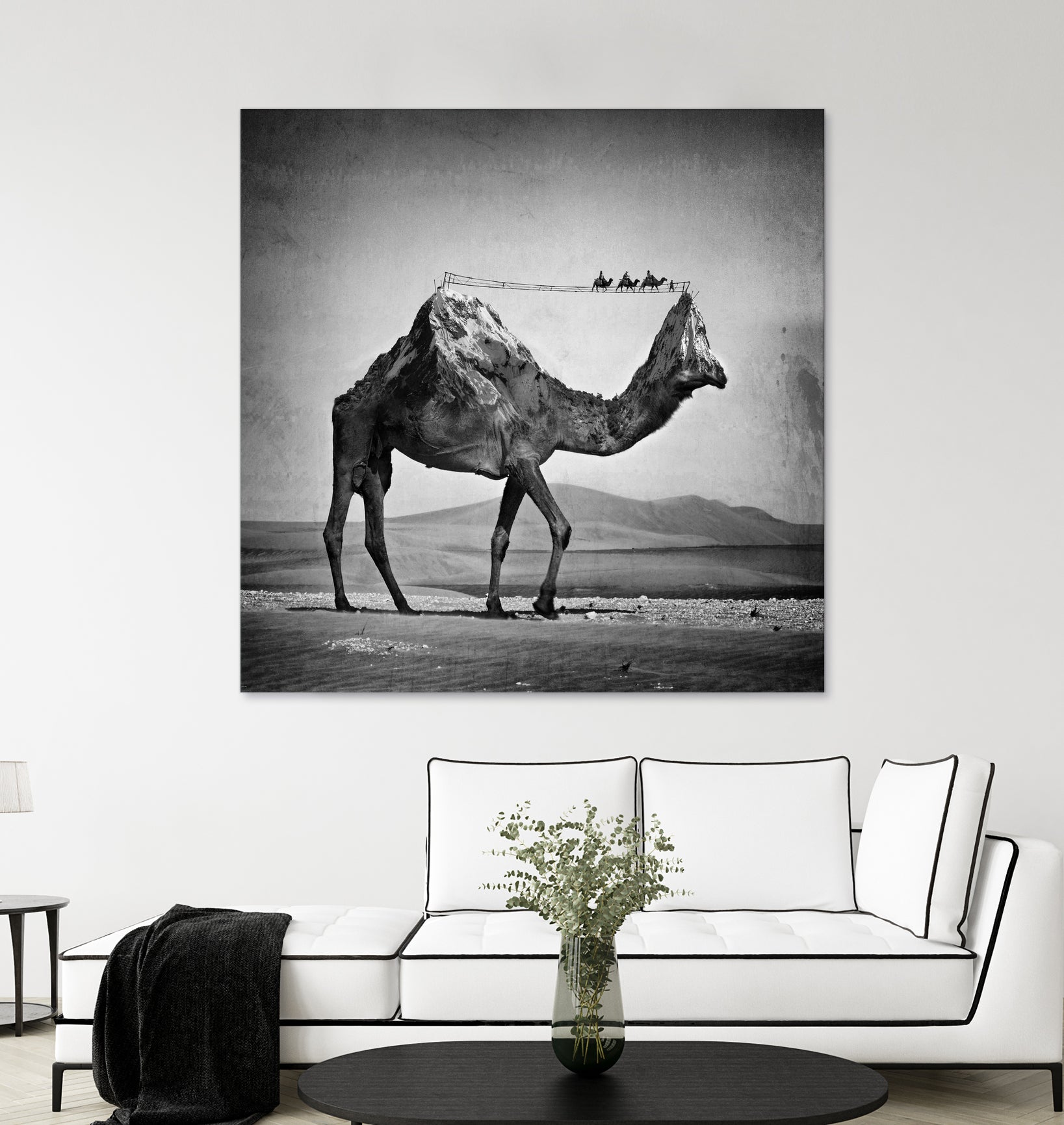 Camel Back by Sarah DeRemer on GIANT ART - gray photo manipulation