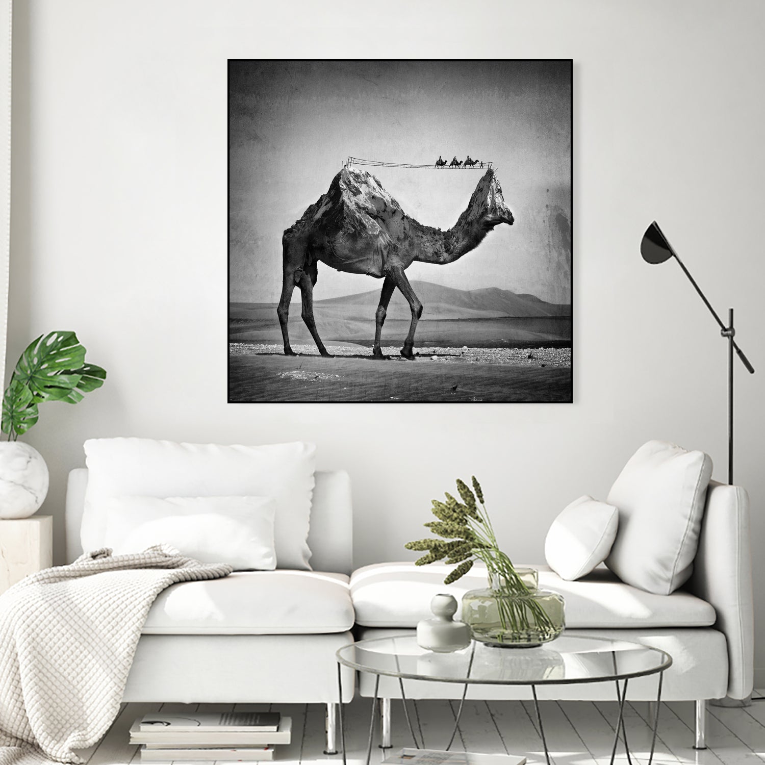 Camel Back by Sarah DeRemer on GIANT ART - gray photo manipulation