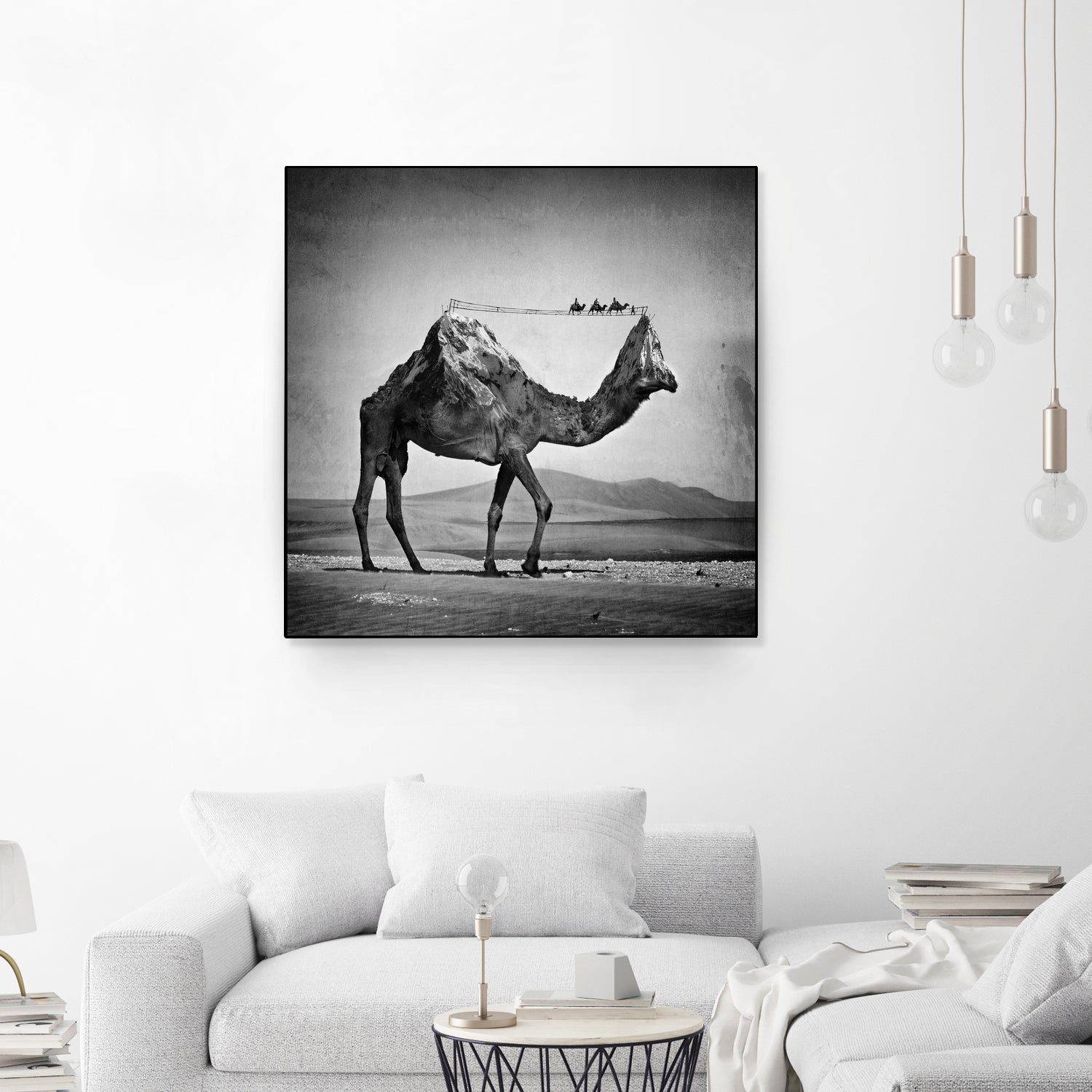 Camel Back by Sarah DeRemer on GIANT ART - gray photo manipulation