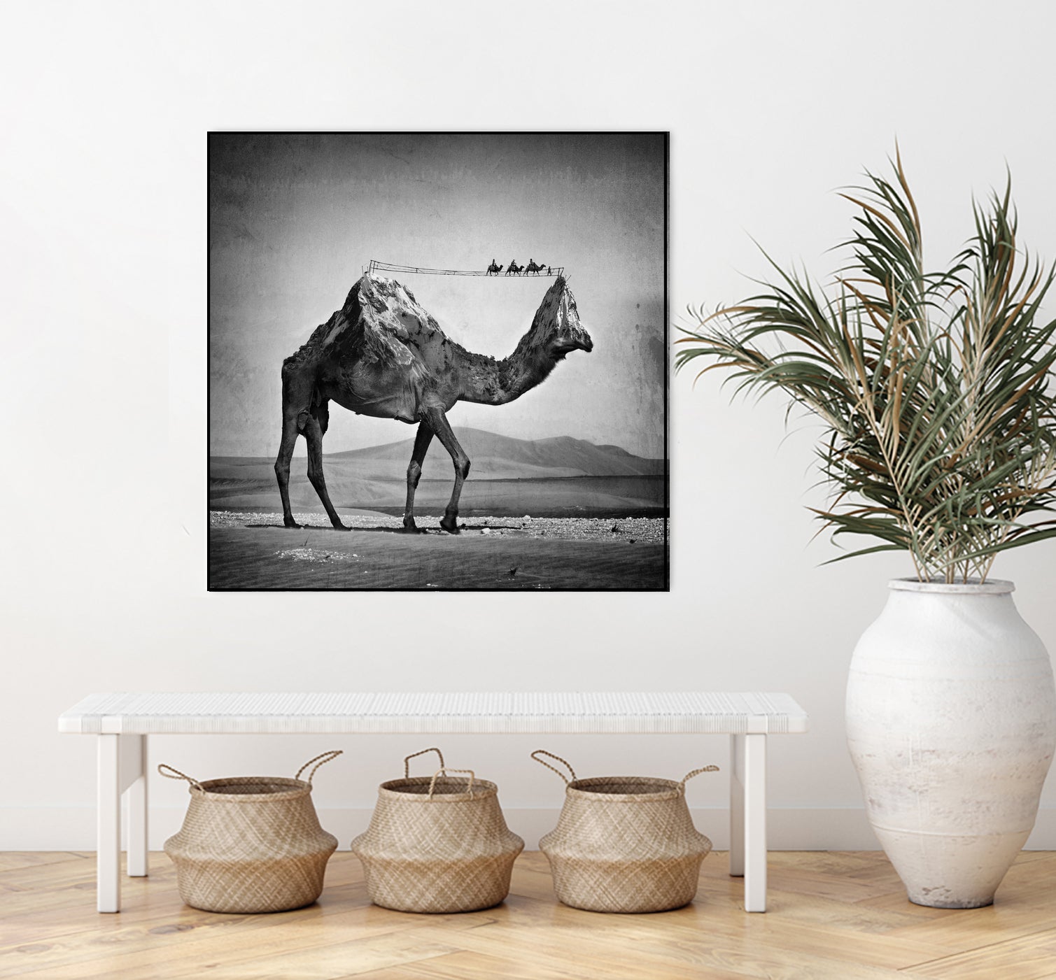 Camel Back by Sarah DeRemer on GIANT ART - gray photo manipulation