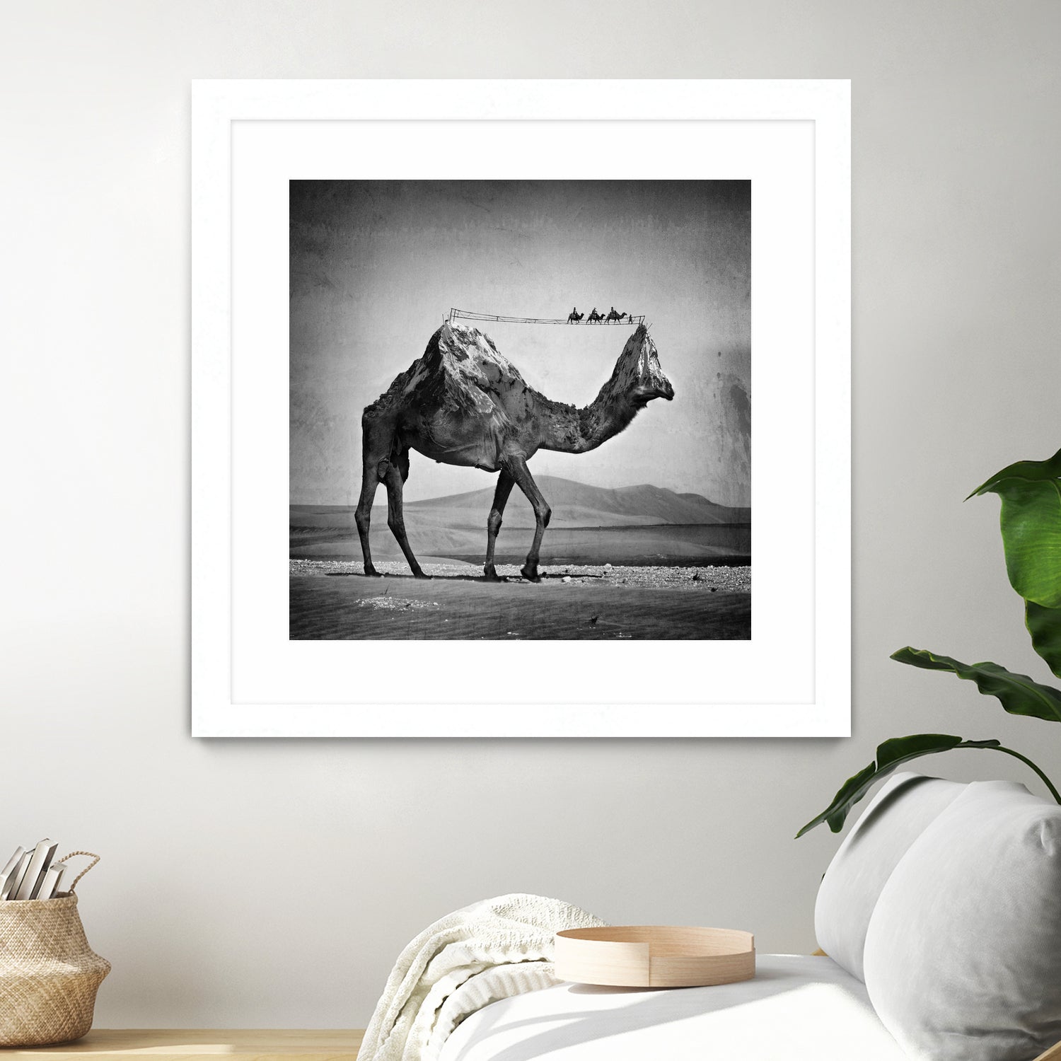 Camel Back by Sarah DeRemer on GIANT ART - gray photo manipulation