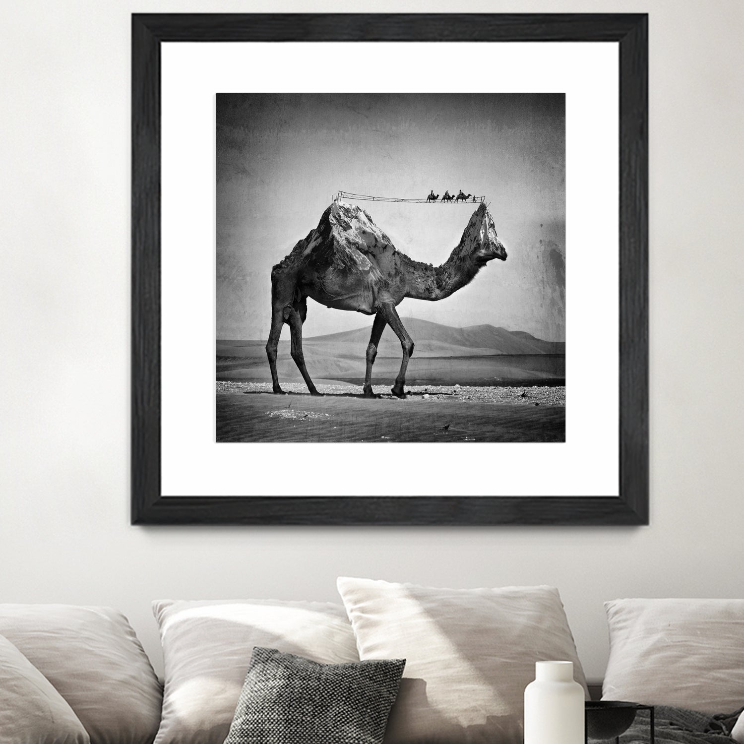 Camel Back by Sarah DeRemer on GIANT ART - gray photo manipulation