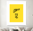 Guns N' Roses by Jaime Fernandez Peña on GIANT ART - yellow vector illustration