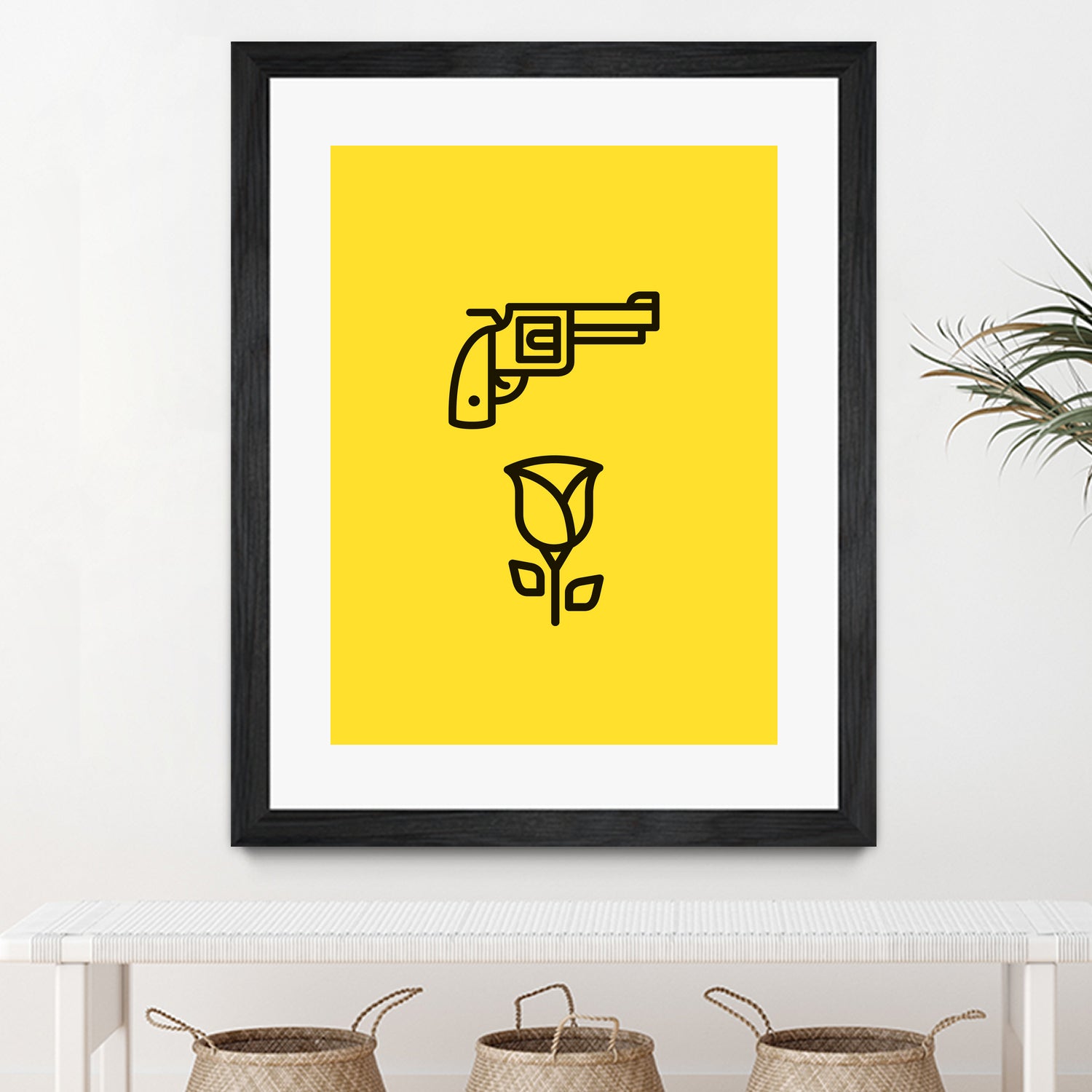 Guns N' Roses by Jaime Fernandez Peña on GIANT ART - yellow vector illustration