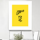 Guns N' Roses by Jaime Fernandez Peña on GIANT ART - yellow vector illustration