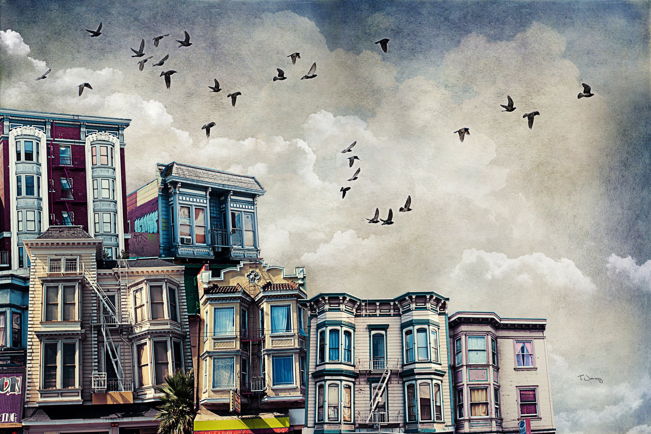 Mission Street by Tim Jarosz on GIANT ART - photo illustration