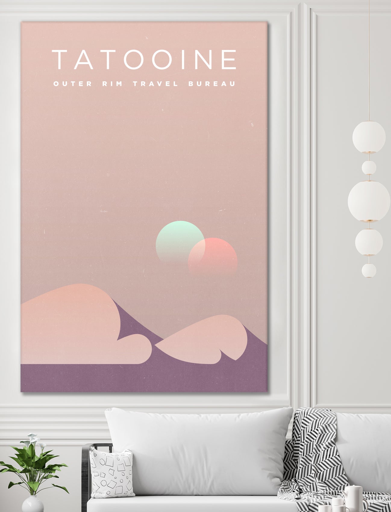 Outer Rim Travel Bureau: Tatooine by Michael Mateyko on GIANT ART - typography