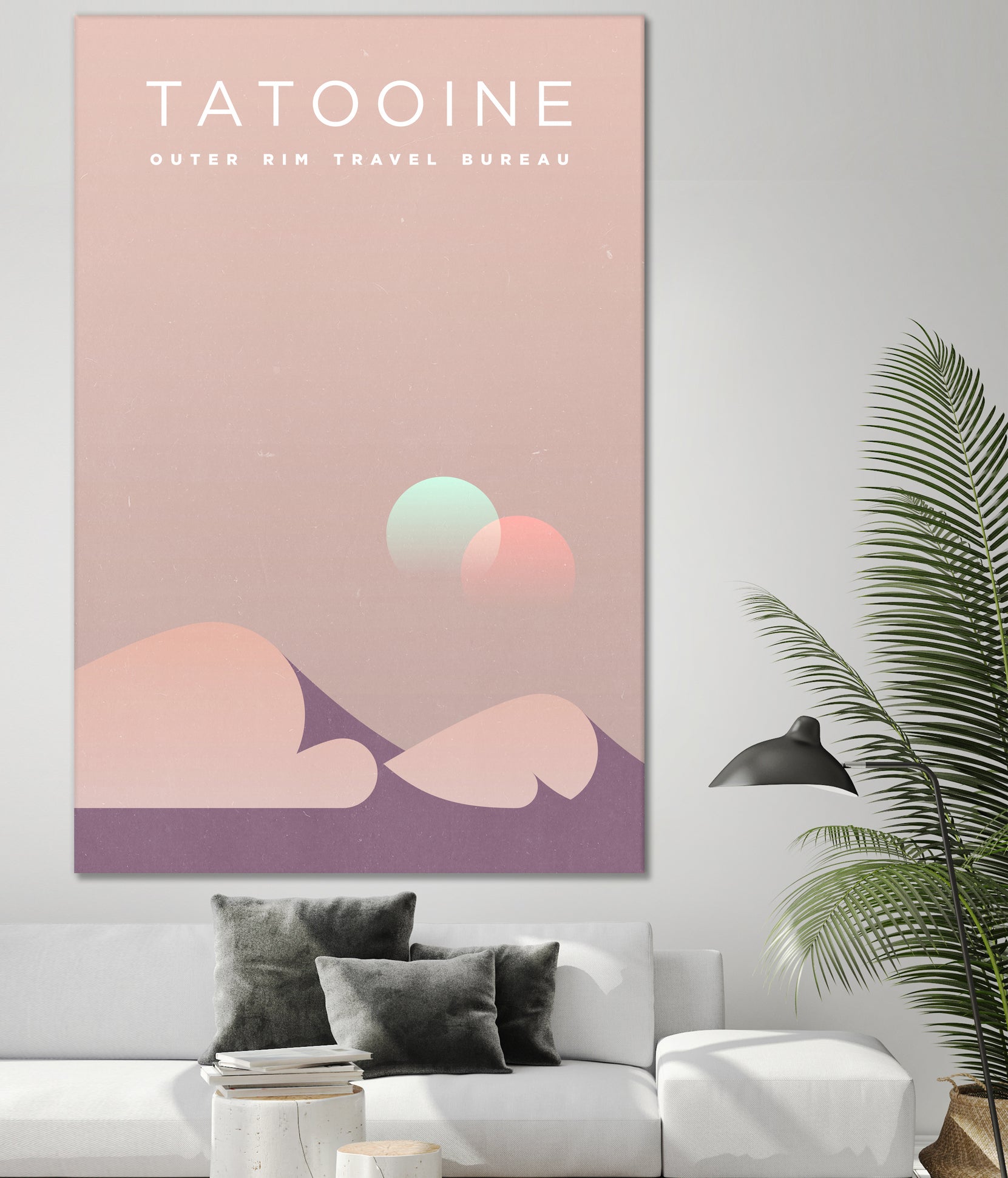 Outer Rim Travel Bureau: Tatooine by Michael Mateyko on GIANT ART - typography