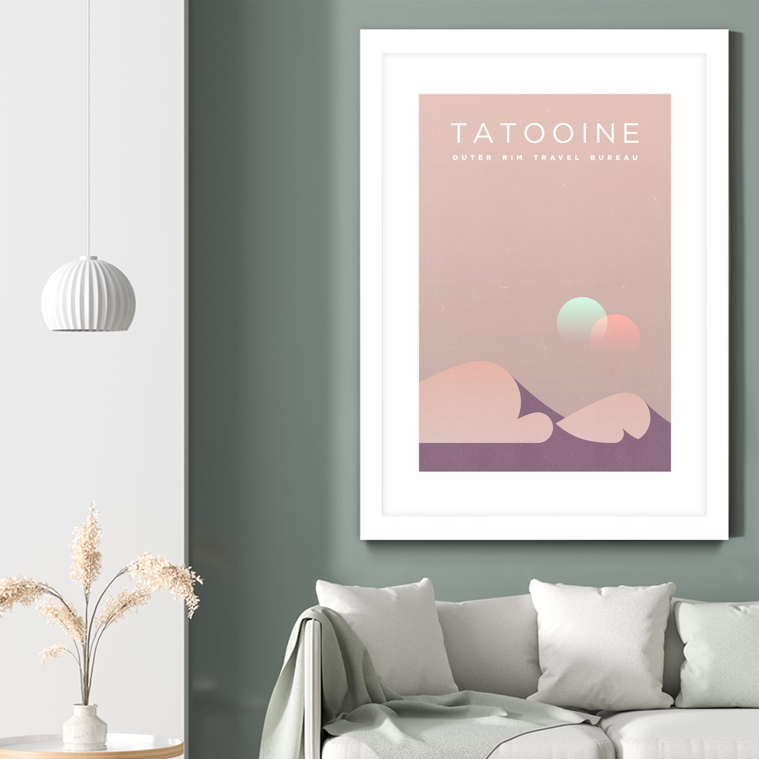 Outer Rim Travel Bureau: Tatooine by Michael Mateyko on GIANT ART - typography