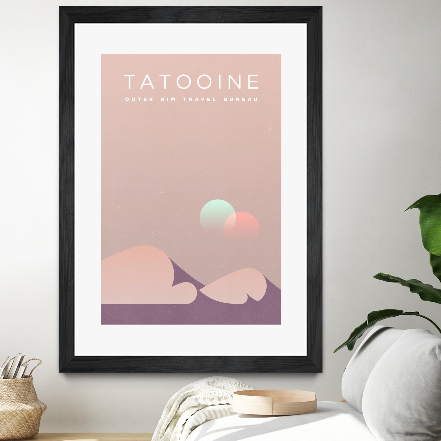 Outer Rim Travel Bureau: Tatooine by Michael Mateyko on GIANT ART - typography