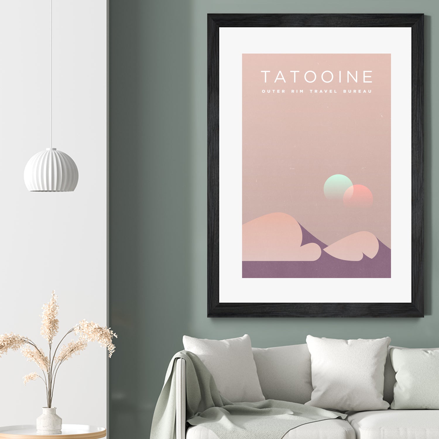 Outer Rim Travel Bureau: Tatooine by Michael Mateyko on GIANT ART - typography