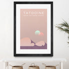 Outer Rim Travel Bureau: Tatooine by Michael Mateyko on GIANT ART - typography