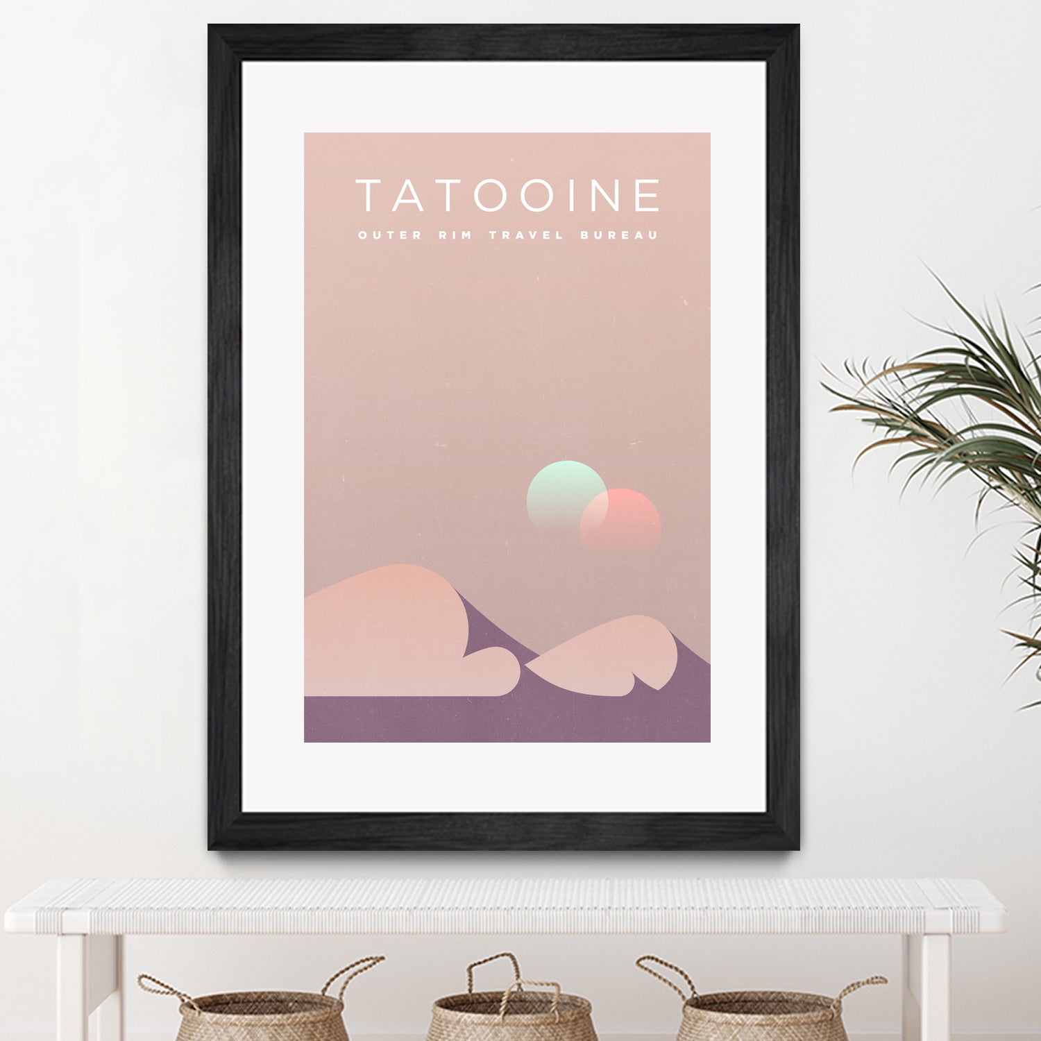 Outer Rim Travel Bureau: Tatooine by Michael Mateyko on GIANT ART - typography