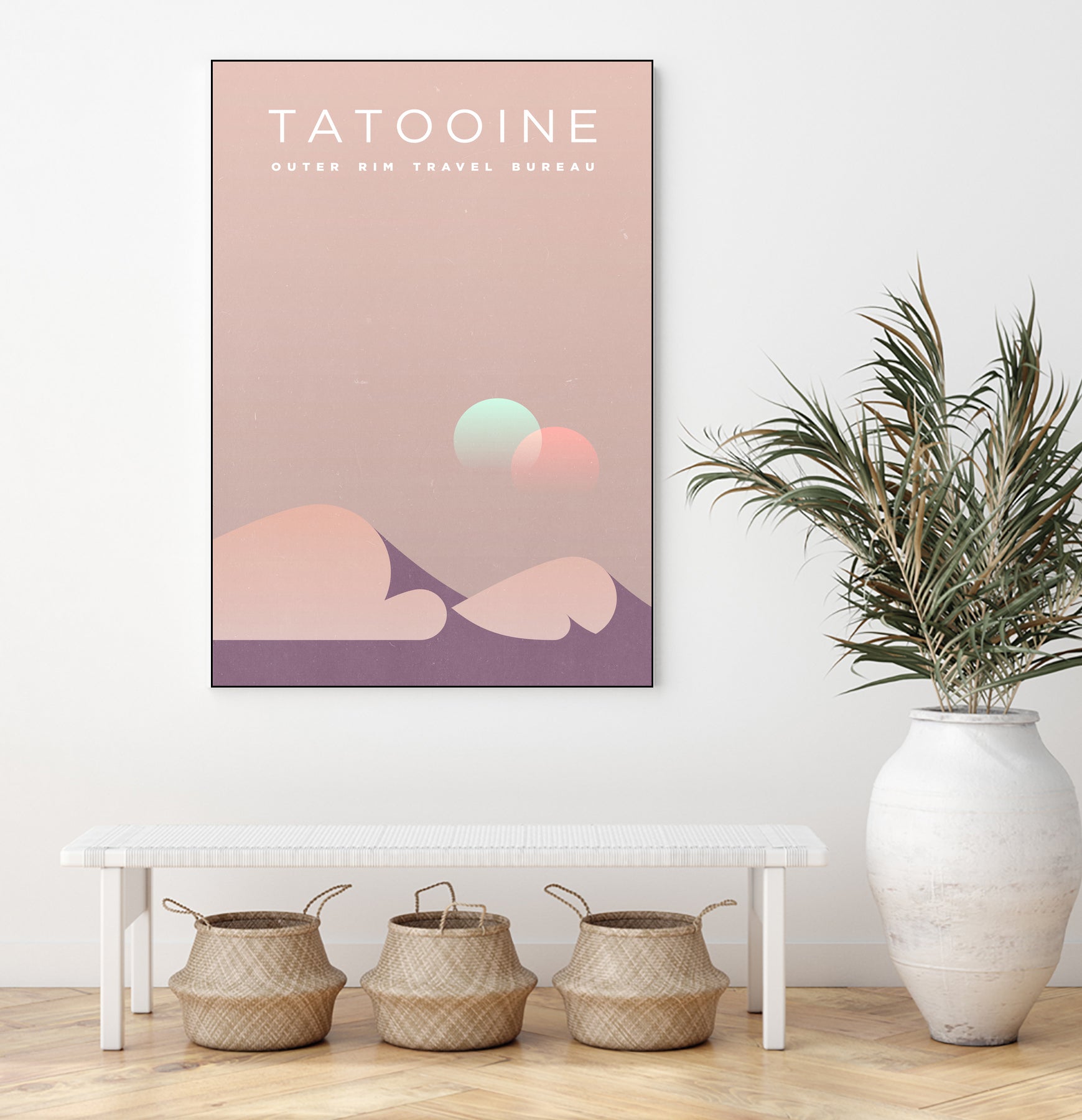 Outer Rim Travel Bureau: Tatooine by Michael Mateyko on GIANT ART - typography