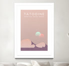 Outer Rim Travel Bureau: Tatooine by Michael Mateyko on GIANT ART - typography