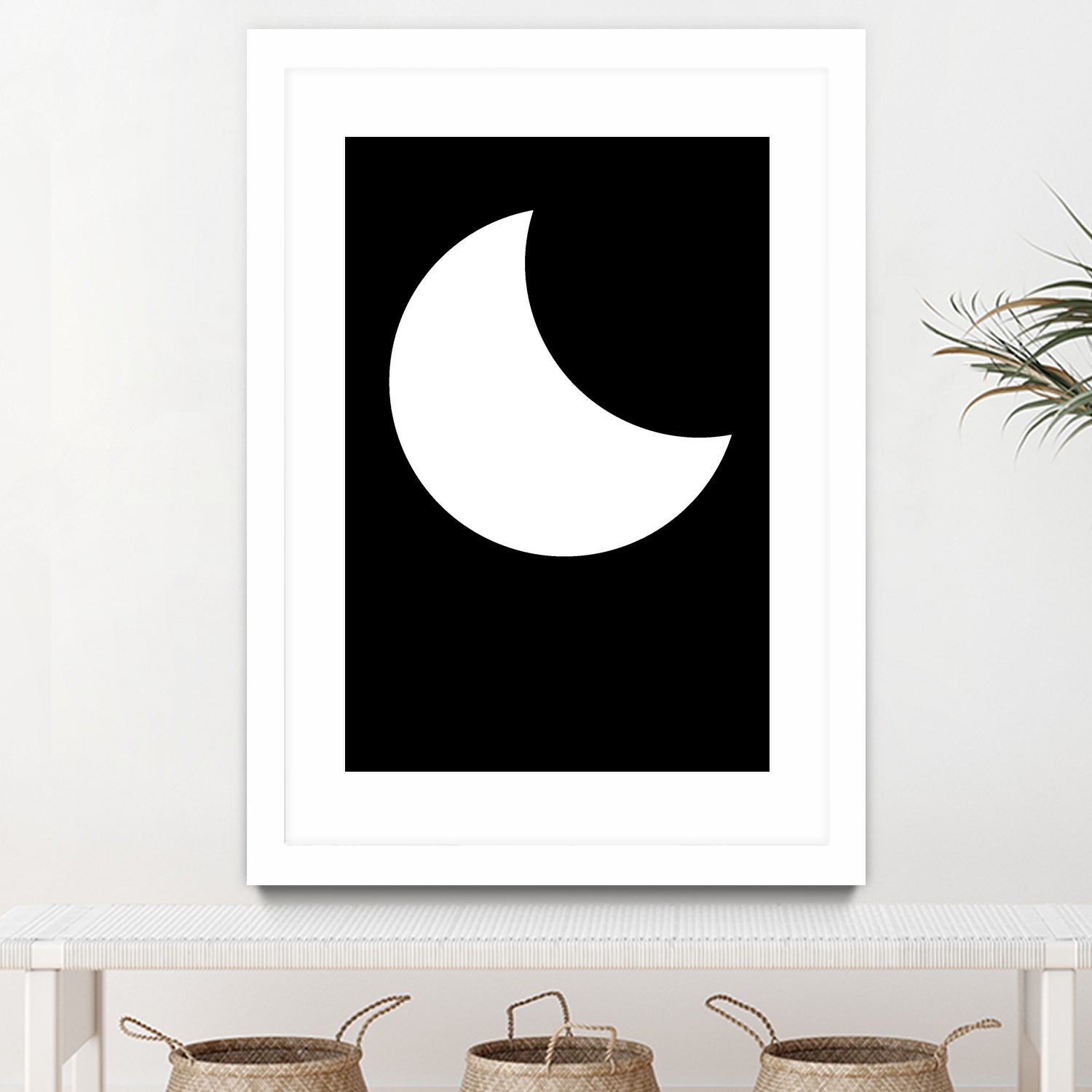 Moon by Nilesh Kulkarni on GIANT ART - white vector illustration