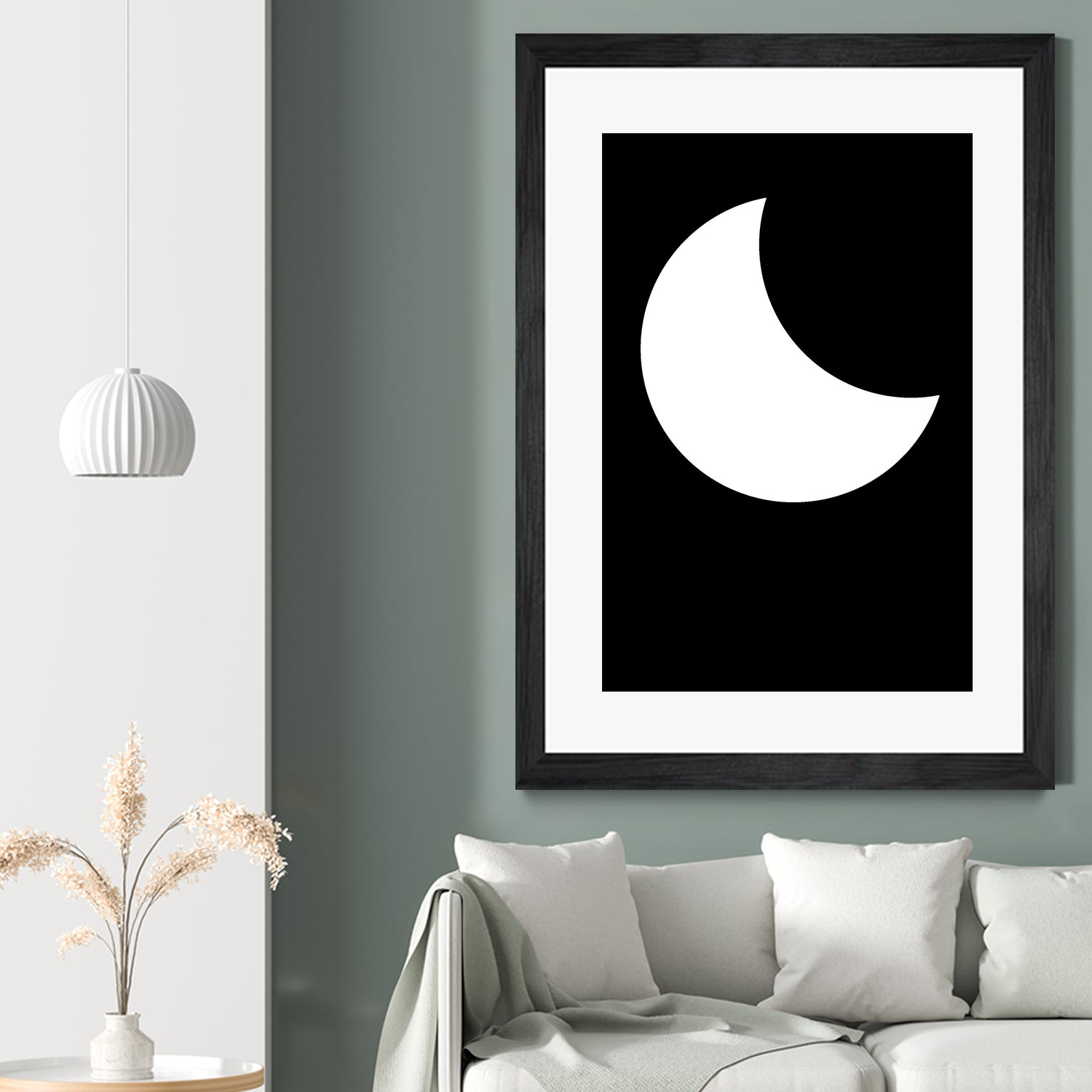 Moon by Nilesh Kulkarni on GIANT ART - white vector illustration