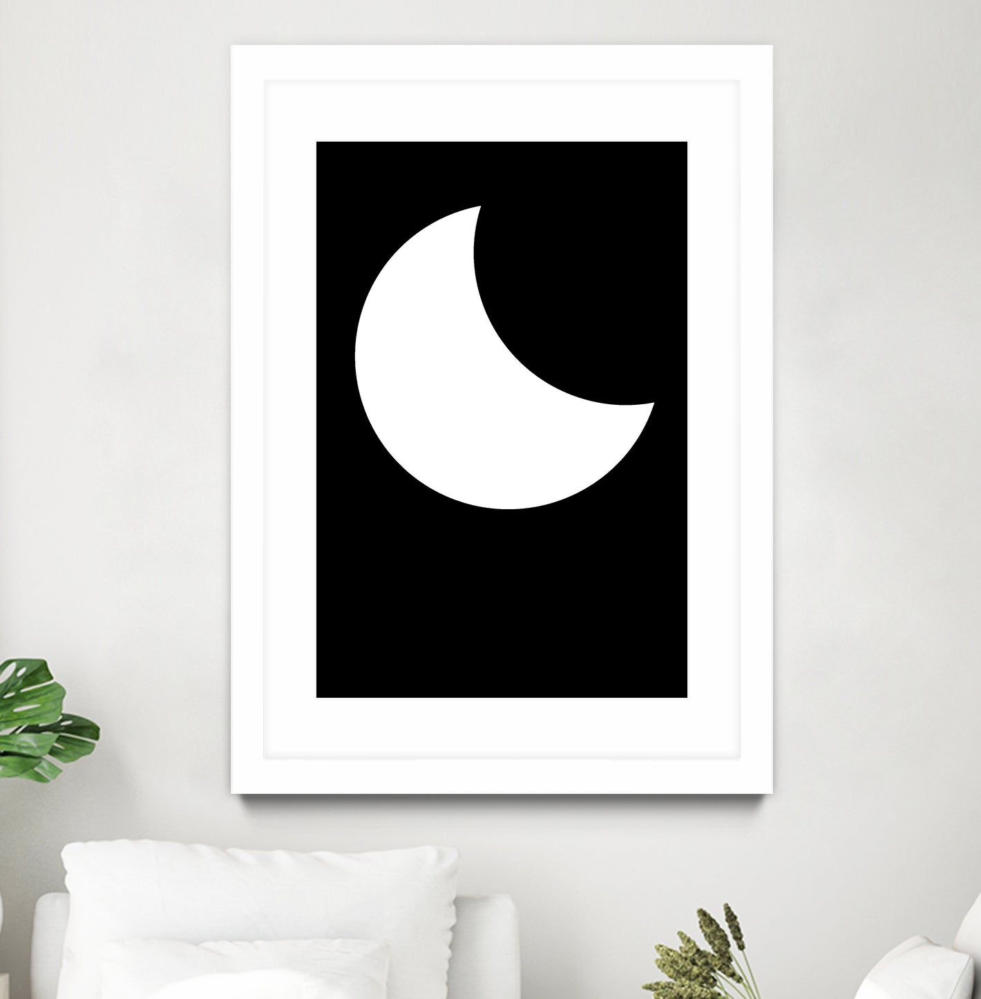 Moon by Nilesh Kulkarni on GIANT ART - white vector illustration