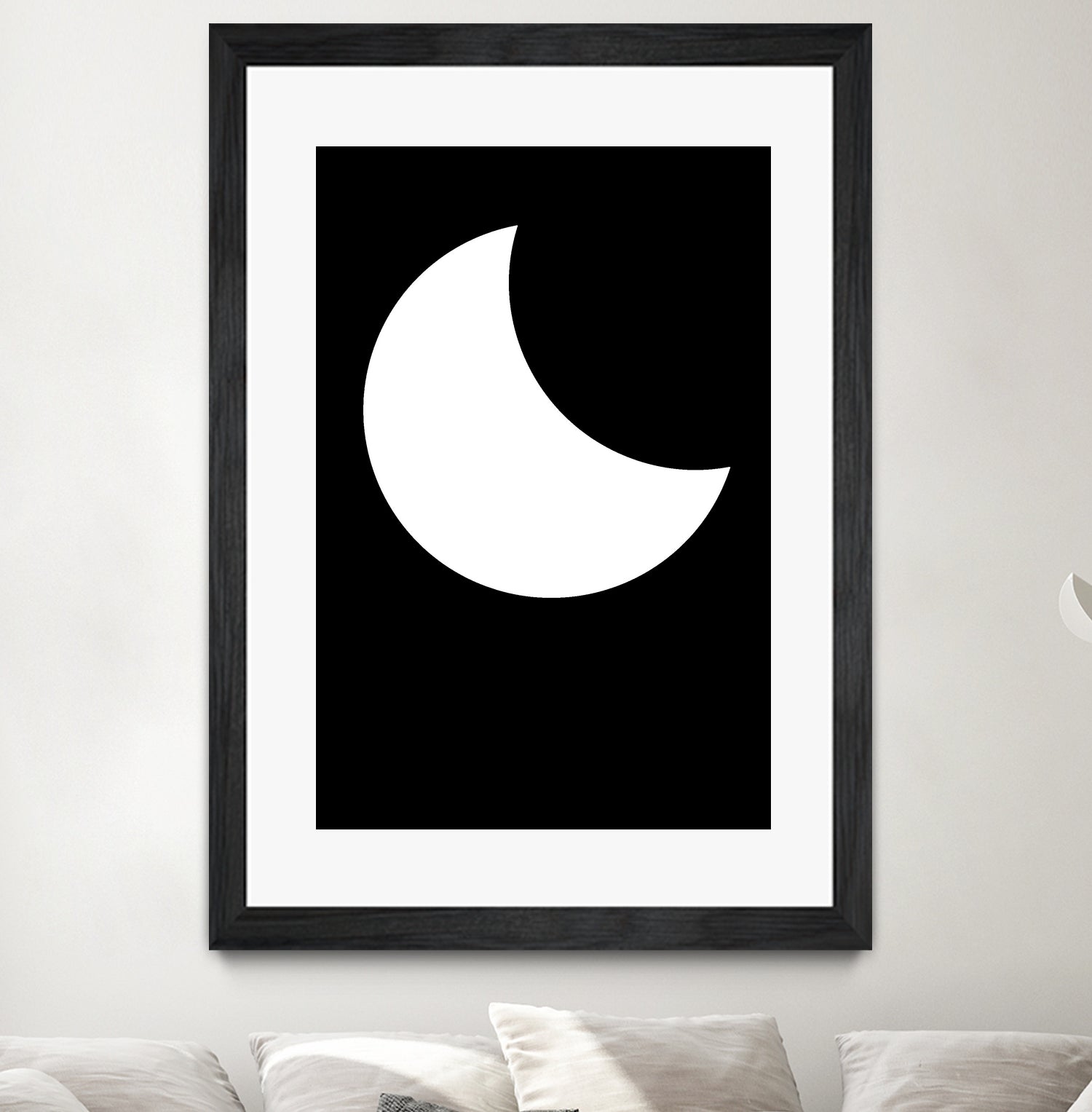 Moon by Nilesh Kulkarni on GIANT ART - white vector illustration