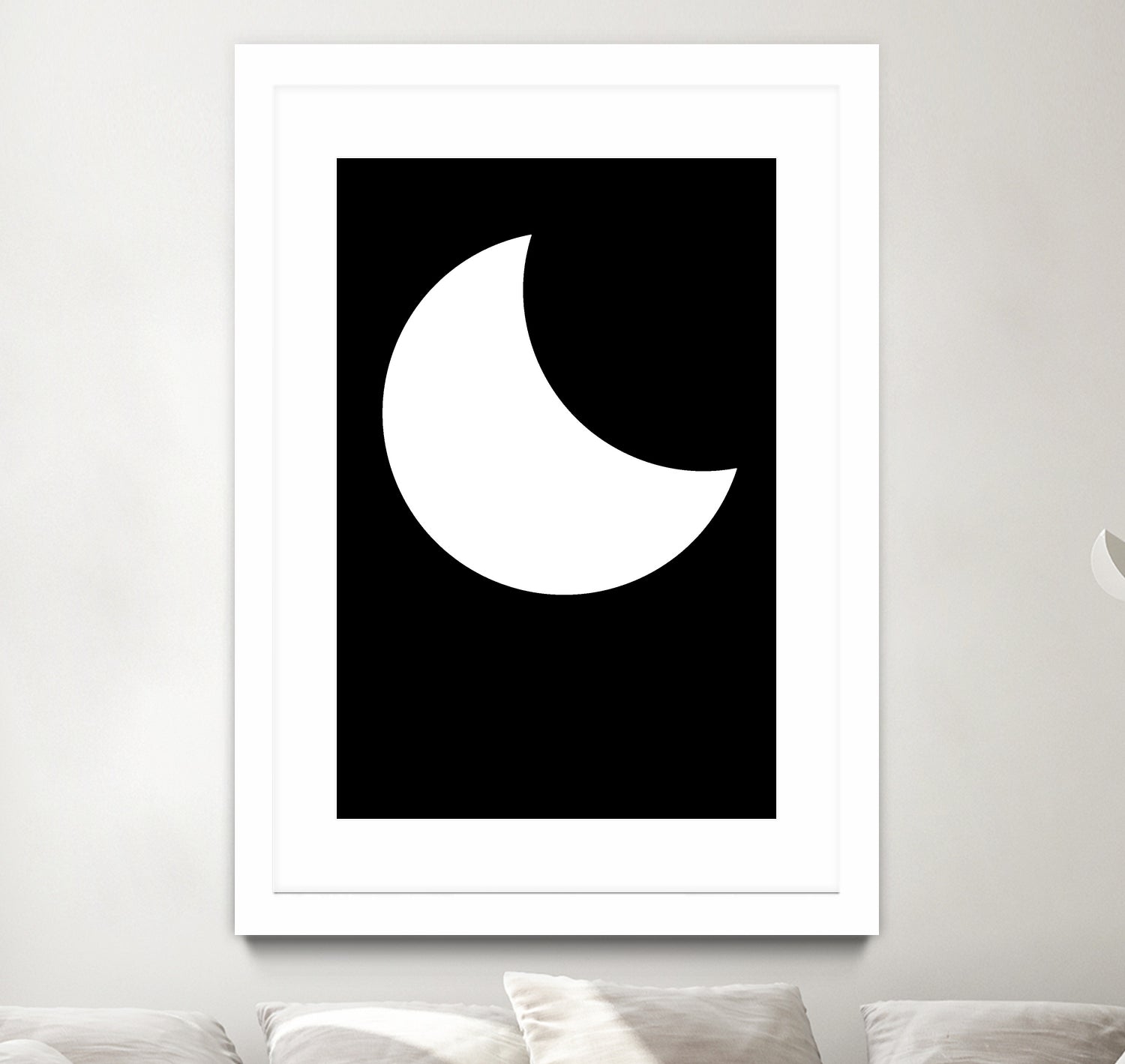 Moon by Nilesh Kulkarni on GIANT ART - white vector illustration