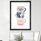 A cup of happiness by Elisabeth Fredriksson on GIANT ART - gray digital painting