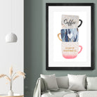 A cup of happiness by Elisabeth Fredriksson on GIANT ART - gray digital painting