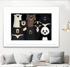 Bears of the world by Rodrigo Esparza-Salas on GIANT ART - white digital drawing