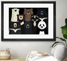 Bears of the world by Rodrigo Esparza-Salas on GIANT ART - white digital drawing