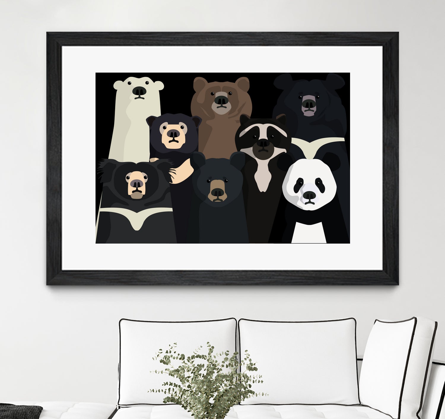 Bears of the world by Rodrigo Esparza-Salas on GIANT ART - white digital drawing