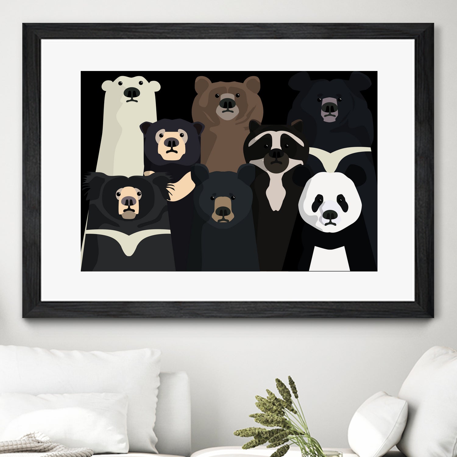 Bears of the world by Rodrigo Esparza-Salas on GIANT ART - white digital drawing