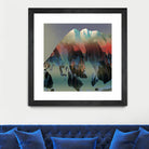 Thinking of a Place by Jamison Gish on GIANT ART - blue digital painting