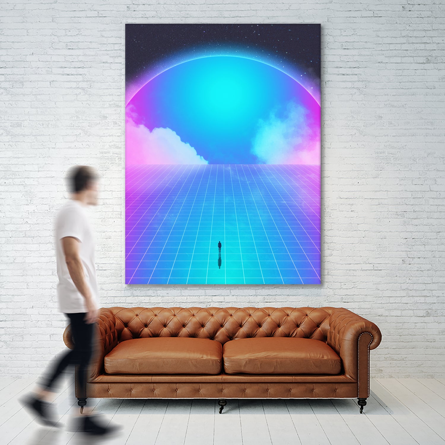 Worship 2030 by Adam Priester on GIANT ART - blue digital drawing