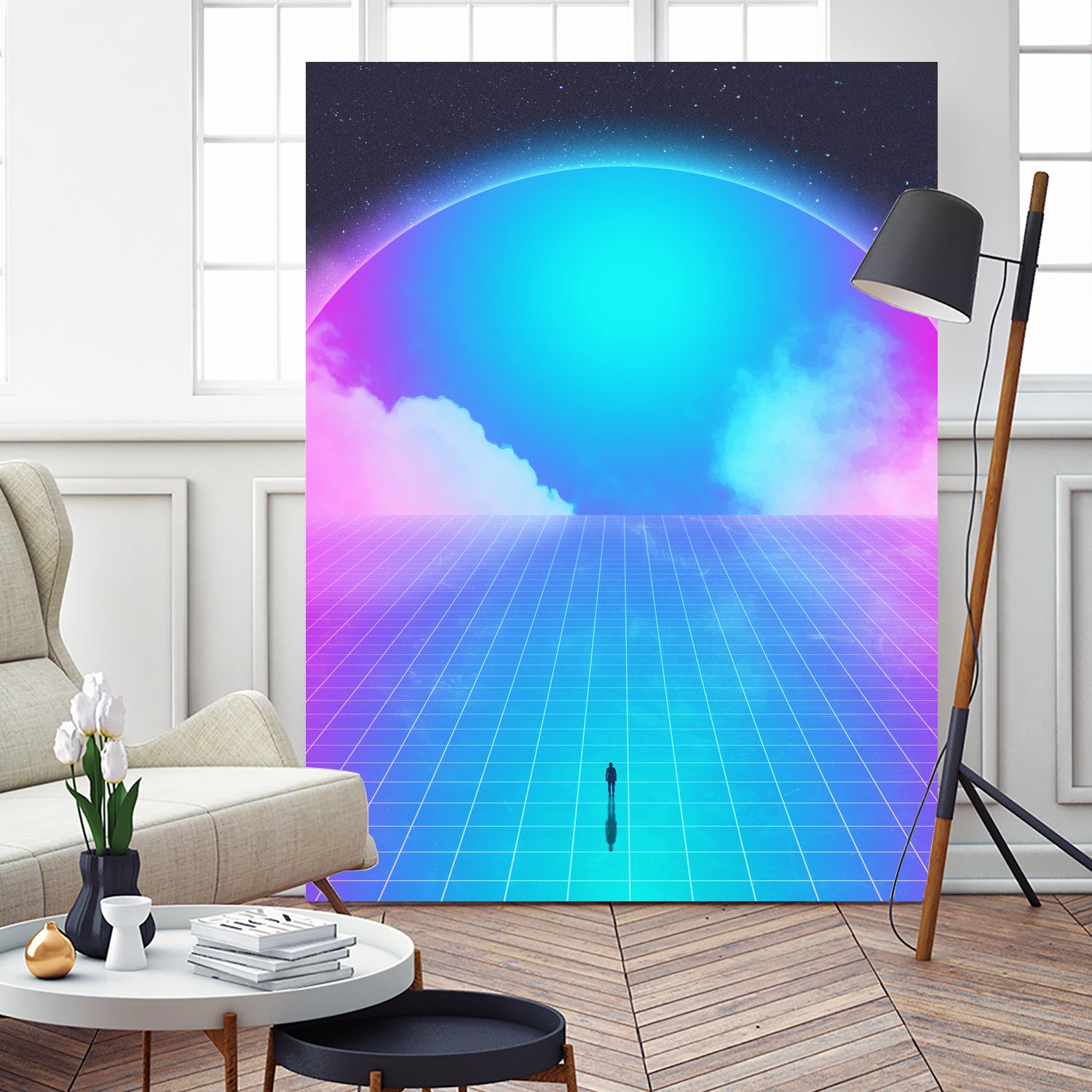 Worship 2030 by Adam Priester on GIANT ART - blue digital drawing