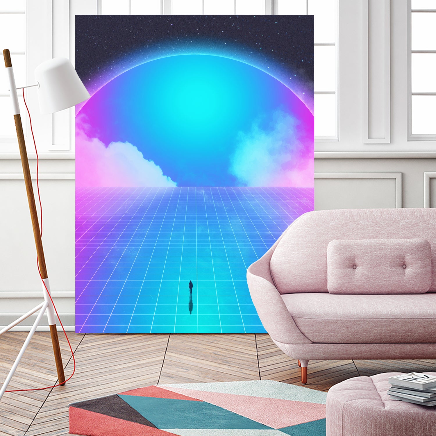 Worship 2030 by Adam Priester on GIANT ART - blue digital drawing