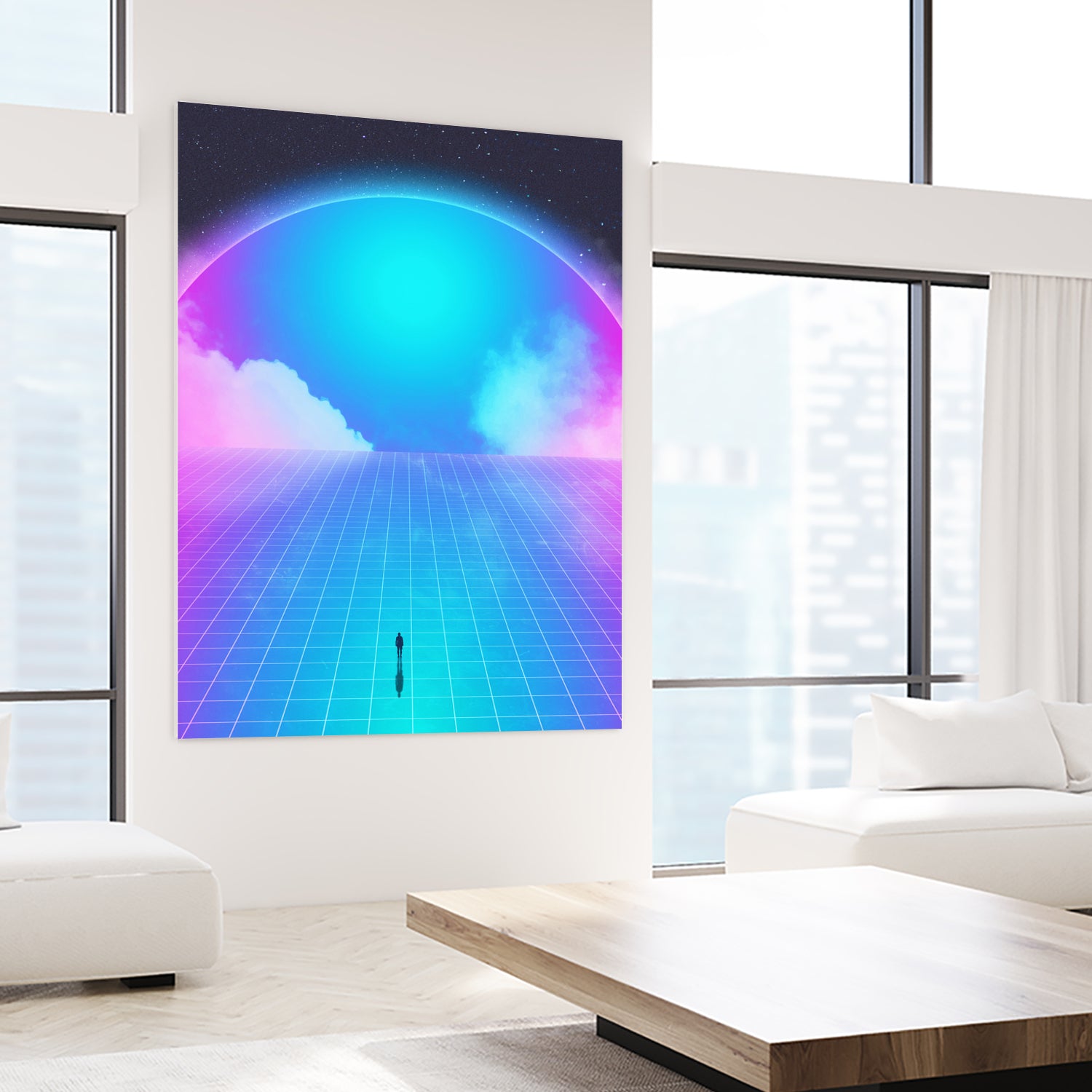 Worship 2030 by Adam Priester on GIANT ART - blue digital drawing