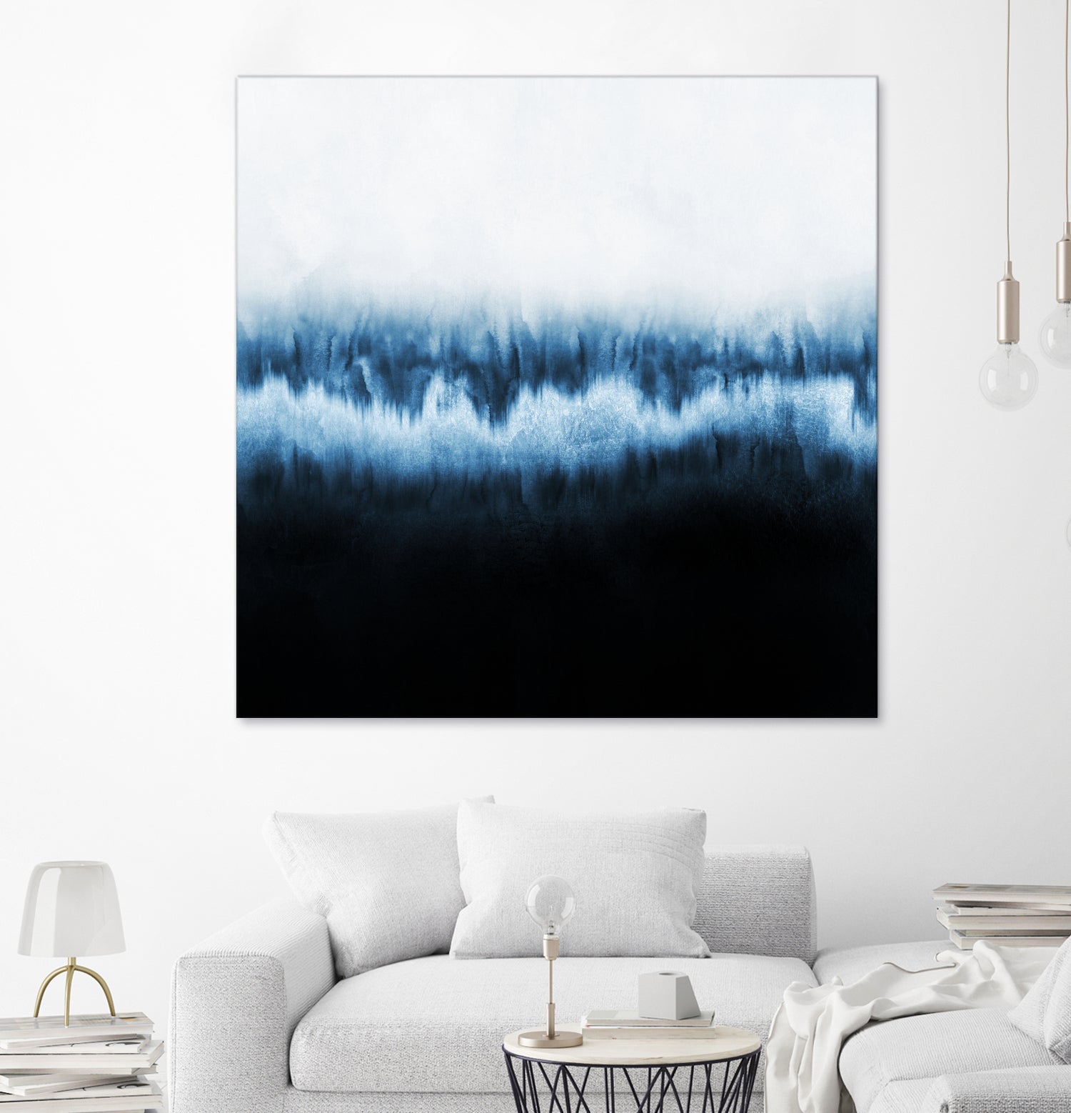 Forest Of Frost by Elisabeth Fredriksson on GIANT ART - blue digital painting