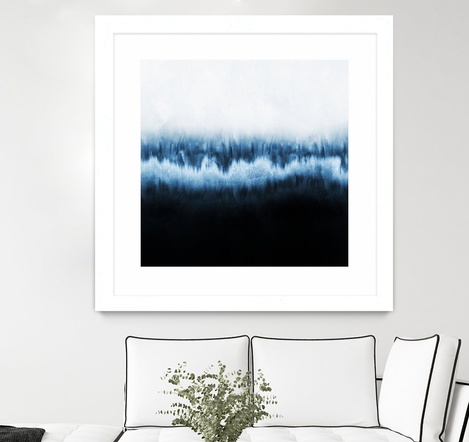 Forest Of Frost by Elisabeth Fredriksson on GIANT ART - blue digital painting